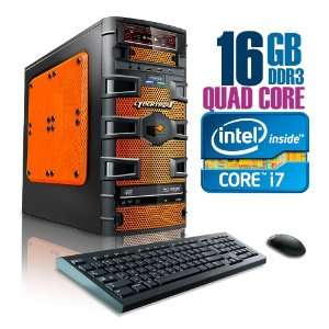   , Intel Core i7 Gaming PC, W7 Ultimate, Black/Orange Electronics