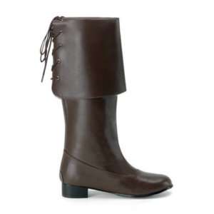 BROWN Pirate Renaissance Medieval Boots Men XLG Size 14  