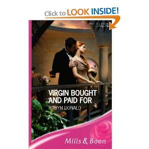  Virgin Bought and Paid for (Romance) (9780263196702 