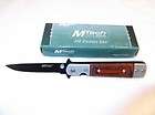 FROST CUTLERY M TECH 4 KNIFE STAINLESS STEEL BLADE AND FRAME W/WOOD 
