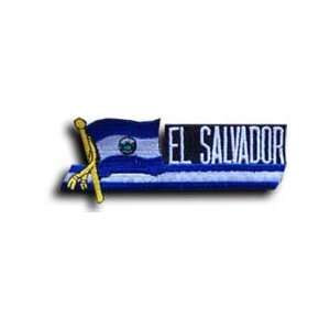  El Salvador   Country Flag Patch Patio, Lawn & Garden