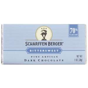 Scharffen Berger Choc Bar Bttrswt 70% 1 OZ (Pack of 18)  