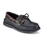 Mens Sperry Top Sider A/O 2 Eye Shoes Black Amaretto *New In Box*