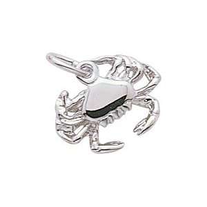  Rembrandt Charms Crab Charm, Sterling Silver Jewelry