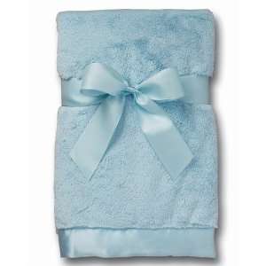  Blue Cozy Chenille Crib Blanket Baby