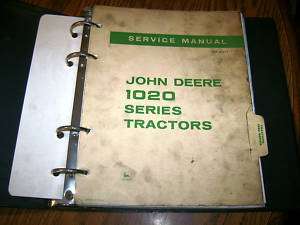 John Deere 1020 Gas & Diesel Tractor Service Manual jd  