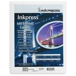 Inkpress Inkjet Paper   8frac12; times; 11, Inkpress Metallic Gloss 