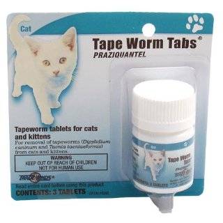 Tape Worm Tabs for Cats (3 tablets)