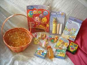 winnie the pooh bear toy easter basket children boy girl basket LOT 