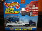 Hotwheels Long Haulers with 50s CORVETTE Conv   Metalic Blue with 