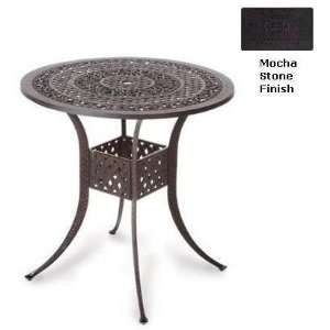  42 Inch Bar Table (Mocha Stone) (41.5H x 42W x 42 