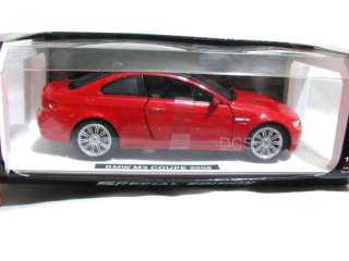 New Ray BMW M3 Coupe 2008 Red Diecast Cars 1/24  