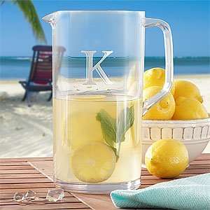  Personalized Beverage Pitcher   Outdoor Acrylic Kitchen 
