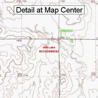  USGS Topographic Quadrangle Map   Still Lake, South Dakota 