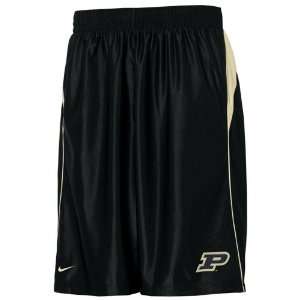 Nike Purdue Boilermakers Black Game Time Durasheen Shorts  