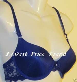 BRAS BR9775PL PLAIN LACE BAND UNDERWIRE LOT 34C LIGHTLY PADDED NEW 