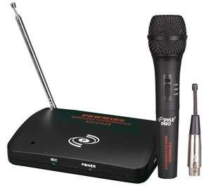 Pyle PDWM100 Dual Function Wireless/Wired Microphone System Brand new 