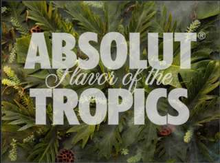 ABSOLUT VODKA FLAVOR OF THE TROPICS   FULL AND SEALED   