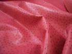 1m+ Pink Spot PVC Leatherette Faux Leather Fabric