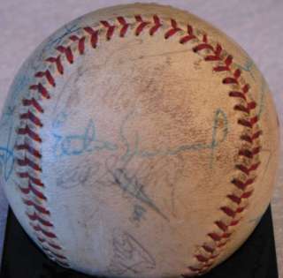 1964 NY YANKEES TEAM SIGNED MANTLE AUTOGRAPHED PSA DNA BASEBALL P14186 