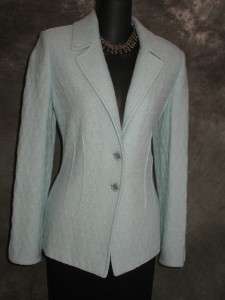 St John collection knit suit jacket blazer size 2 4  