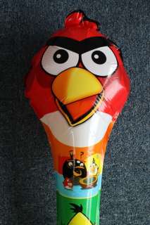 RED Angry Birds Inflatable hammer balloons with BELL birthday party 
