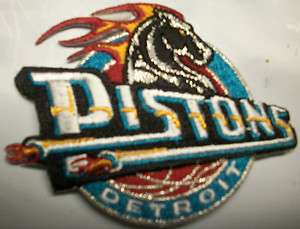 NBA Detroit Pistons 2.75 1996/97 2000/01 Logo Embroidered Iron on 