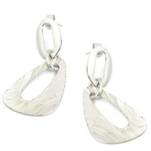  Retro style Stainless Steel earrings with matt/polished 