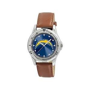  Gametime San Diego Chargers Brown Leather Watch Sports 