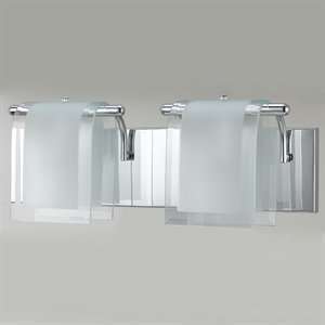 Amlite Lighting WB 707/2 CH 2 Light Broadway Bathroom Light,