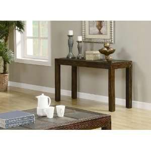  Rustic Design Sofa Table With Eight Rustic Slate Inlays In 