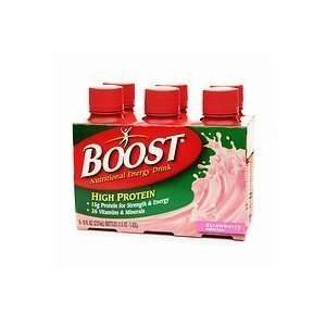  Boost Nutritional Energy Drink, Hi Protein   Strawberry, 6 