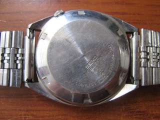 Vintage Seiko 5 Mens Watch Stainless Automatic 36mm  
