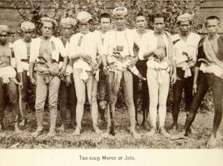   Tribe Philippines Ethnic Gun Dagger Warriors Men Moros Jolo  
