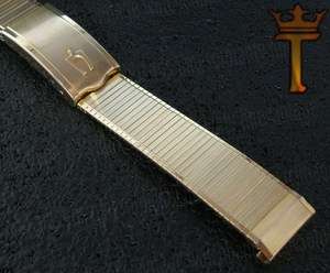   18mm 11/16 Duchess USA Accutron Gold rgp Vintage Watch Band  