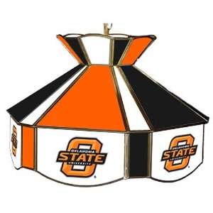  Oklahoma State Cowboys Stained Glass Swag Lamp