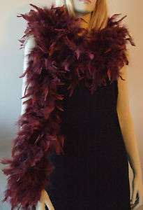 CHOCOLATE Feather Boa Glamour Masquerade Fashion Scarf  