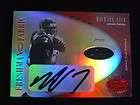   Leaf Mirror Red Event Worn Jersey Card Autographed By Michael Vick