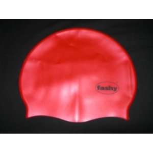    Fashy Silicone Swim Cap   RED   Made in Germany