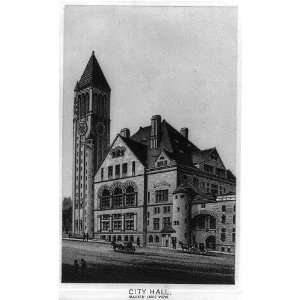  City Hall,Maiden Lane,Albany,New York,NY,c1883