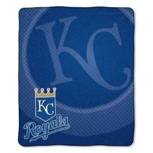  Kansas City Royals MLB 50 X 60 Royal Plush Raschel Throw 