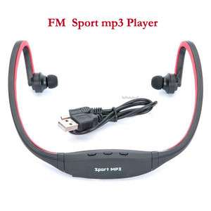   Portable Hifi Wireless Headsets Support Up to 8GB FM Radio  Player