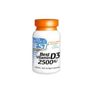 Best Vitamin D3 2500IU   360 softgels