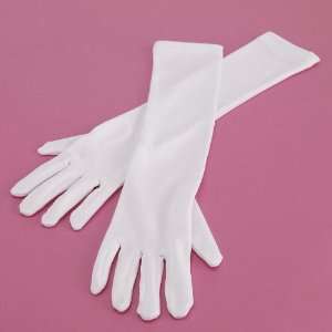 Lets Party By Jacobson Hat Co Inc Long White Gloves   Child / White 