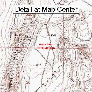   Map   Astor Pass, Nevada (Folded/Waterproof)