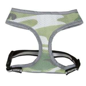com Casual Canine Polyester Reflective Mesh Dog Harness, Large, Camo 