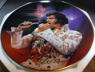 Elvis The King Collectors Plate  