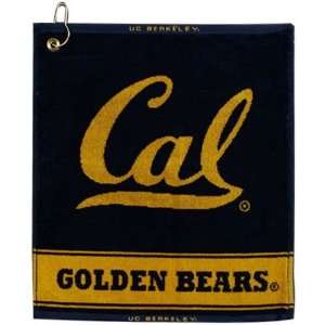 NCAA Cal Golden Bears Woven Jacquard Golf Towel  Sports 