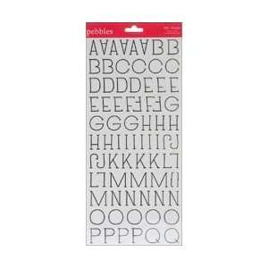 Pebbles Country Picnic ABC Stickers 11X5.5 2 Sheets/Pkg Black Clear 