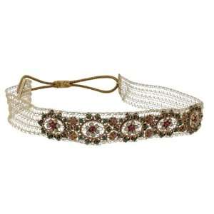  Michal Negrin Delightful Headband Made with Fishnet Lace 